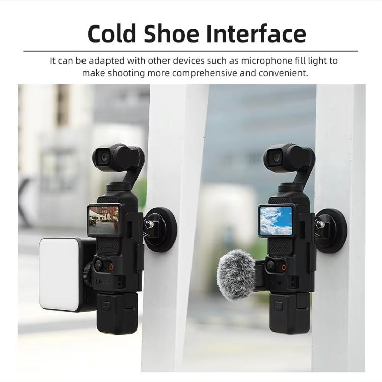 For DJI Osmo Pocket 3 Flymile Magnetic Bracket Fixed Base Back Clip Adapter Bezel Accessories, 4pcs /Set, 6pcs /Set