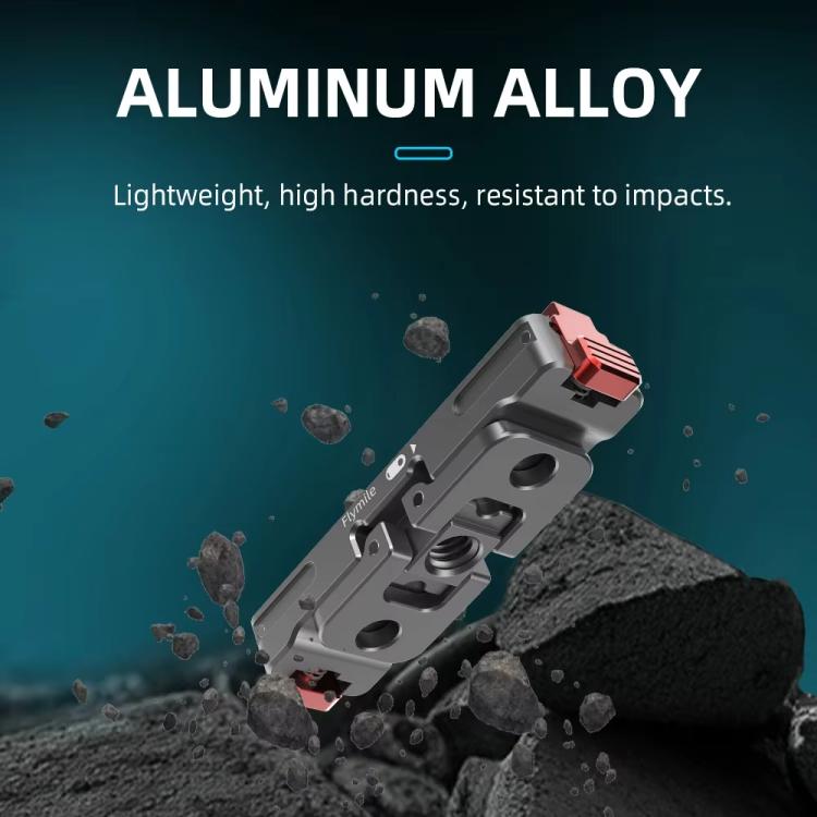 For Insta360 GO 3 / 3S Flymile Magnetic Metal Quick Release Base Sports Camera Adapter Bracket, For Insta360 GO 3 / 3S