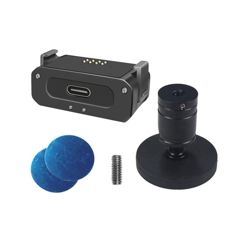 For DJI Osmo Action 2 Camera Magnetic Charging Base with 1/4 Inch & Arri Hole, Only Base, Set A, Set B, Set C, Set D