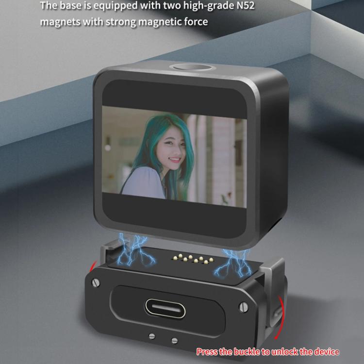 For DJI Osmo Action 2 Camera Magnetic Charging Base with 1/4 Inch & Arri Hole, Only Base, Set A, Set B, Set C, Set D