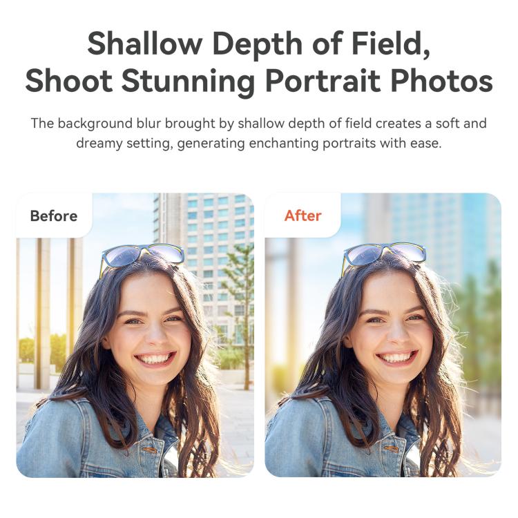 For DJI Pocket 3 aMagisn Magnetic Filter Accessories, 10X Macro Lens, 0.72X Wide Lens