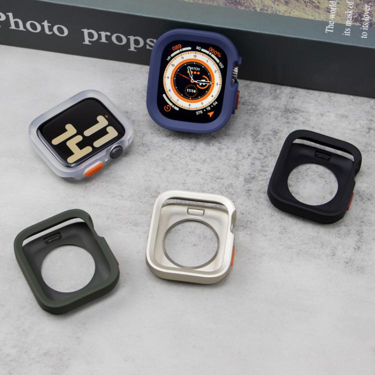 Sport Loop Silicone Watch Strap + TPU Protective Case Set, For Apple Watch S10 42mm, For Apple Watch S10 46mm, For Apple Watch Ultra 49mm, For Apple Watch 44/45mm, For Apple Watch 40/41mm