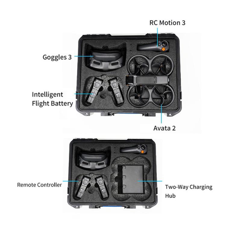 Sensory Suit Hard Shell Pressure-Proof Explosion-Proof Storage Box, For DJI NEO Sensory Suit