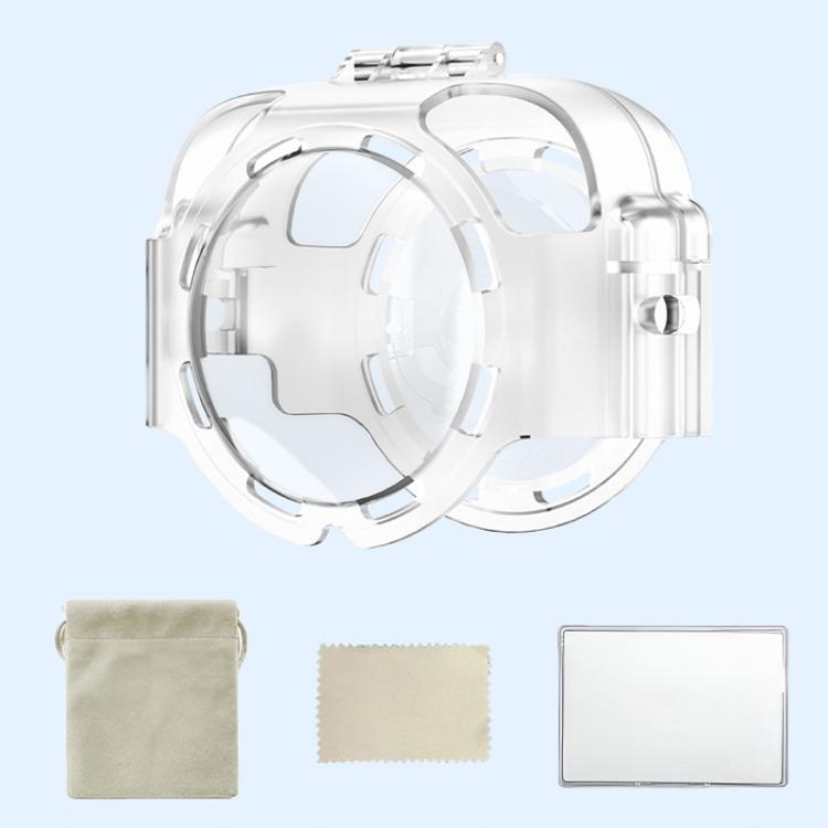 For Insta360 X4 HEPAIL AC37 Lens Anti-fog Snap-on Protective Mirror Front and Rear Lens Protectors, AC37