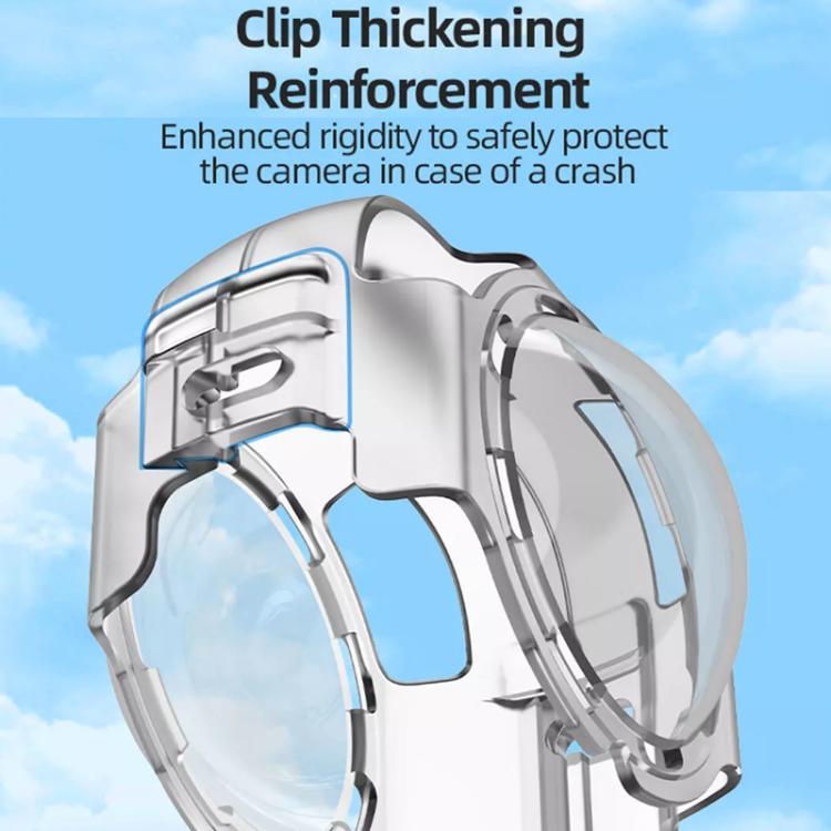 For Insta360 X4 HEPAIL AC37 Lens Anti-fog Snap-on Protective Mirror Front and Rear Lens Protectors, AC37