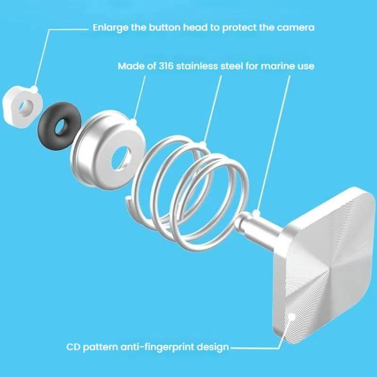 TELESIN For GoPro HERO8 Black 50m Waterproof Protective Case Diving Case Sports Camera Accessories