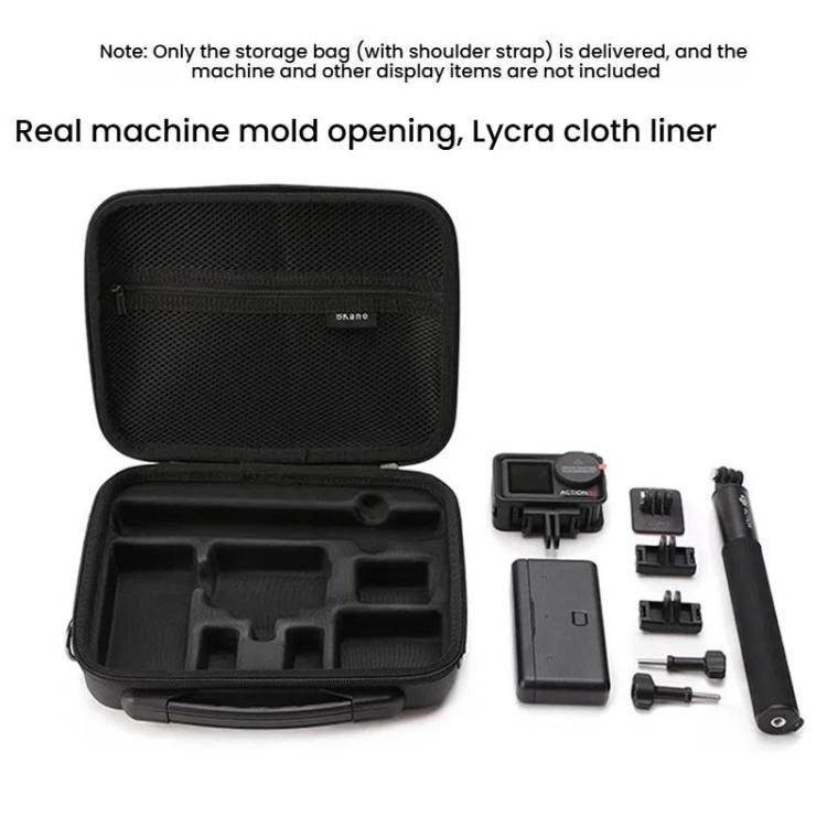 BKANO For DJI Osmo Action 3 / 4 / 5 Pro Sports Camera Storage Bag Portable Protective Bag Case