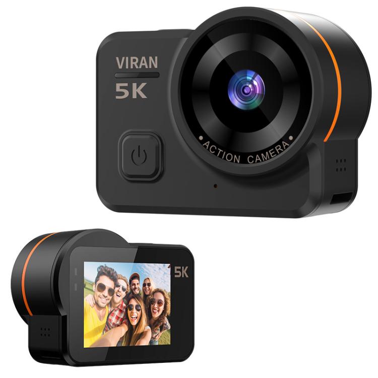 VIRAN V10 5K WiFi 2.0-Inch IPS Screen IP68 Waterproof Six-Axis Anti-Shake Sports Camera, V10