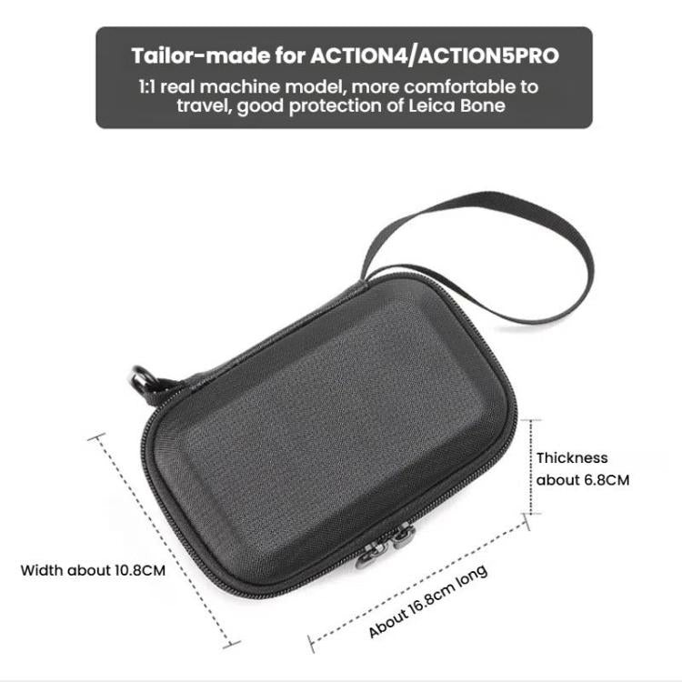 BKANO For DJI Osmo Action 3 / 4 / 5 Pro Storage Bag Sports Camera Handbag