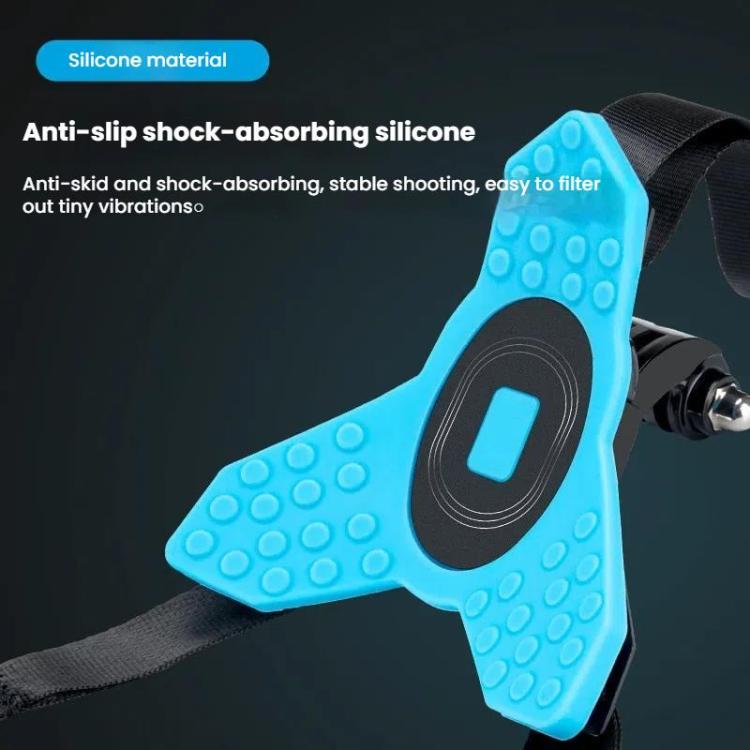 TELESIN Sports Camera Motorcycle Helmet Chin Mount Bracket For GoPro HERO Series / DJI Osmo Action / Insta360, Holder, Holder + J-Buckle