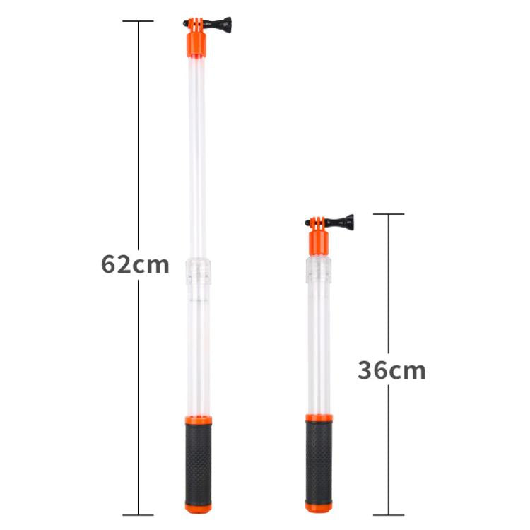 TELESIN Waterproof Selfie Stick For GoPro HERO Series / DJI Osmo Action Series And Other Sports Camera