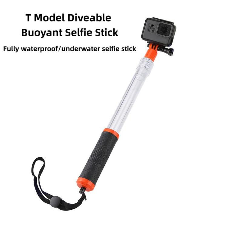 TELESIN Waterproof Selfie Stick For GoPro HERO Series / DJI Osmo Action Series And Other Sports Camera