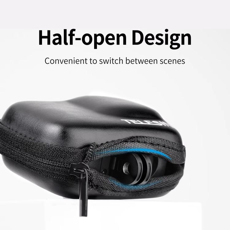 TELESIN Sports Camera Mini EVA Protective Storage Bag For GoPro HERO12 Black /11 Black /10 Black /9 Black