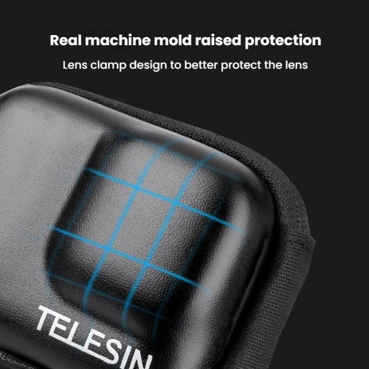 TELESIN Sports Camera Mini EVA Protective Storage Bag For GoPro HERO12 Black /11 Black /10 Black /9 Black