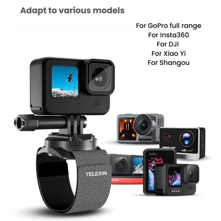 TELESIN Sports Camera Wrist Strap Steering Wrist Mount Strap