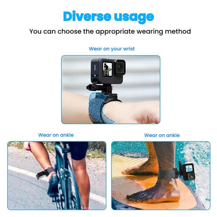 TELESIN Sports Camera Wrist Strap Steering Wrist Mount Strap