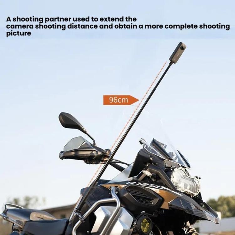 PGYTECH 96cm Aluminum Alloy Extended Sports Camera Selfie Stick