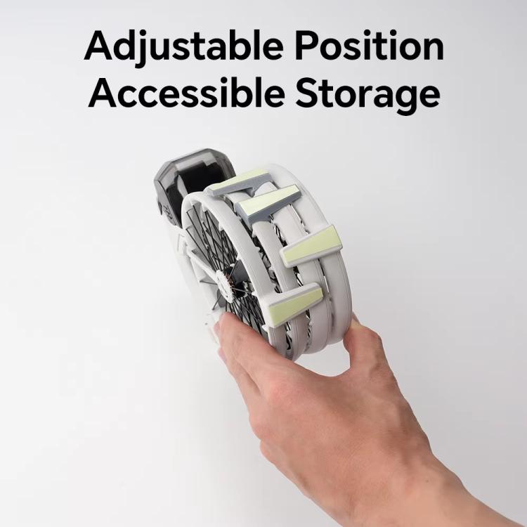 For DJI Flip RCSTQ Folding Detachable Luminous Booster Stand Drop and Scratch Resistant Protective Stand, 1pair Tripods+Sticker