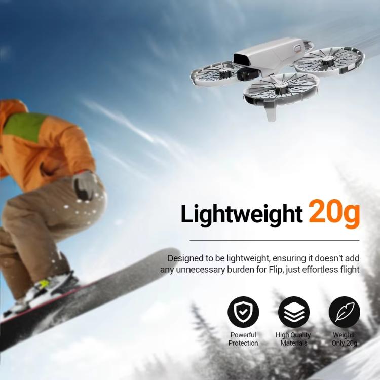 For DJI Flip RCSTQ Paddle Impact Protector Cushioning Anti-scratch and Anti-bump Ring