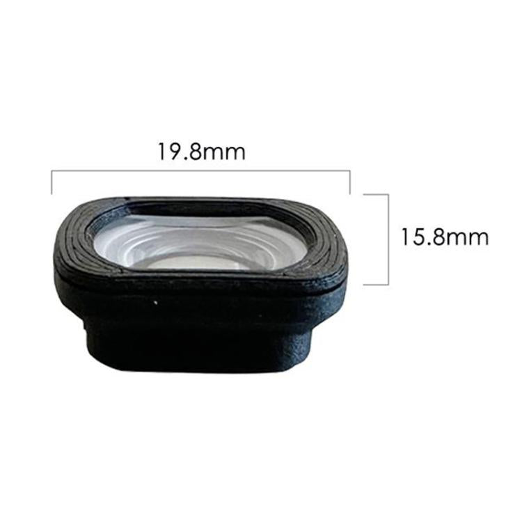 For DJI Flip RCSTQ 24mm100 Degree Wide Angle Filter Aluminum Alloy Frame Ultra Wide Angle, Filter