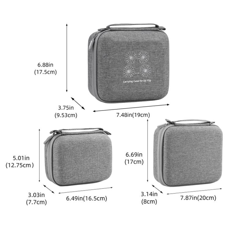 For DJI Flip BRDRC Organizer Bag Drone Portable Tote, Host Bag, Host Bag+RC2 Bag, Host Bag+RC-N1/2/3 Bag