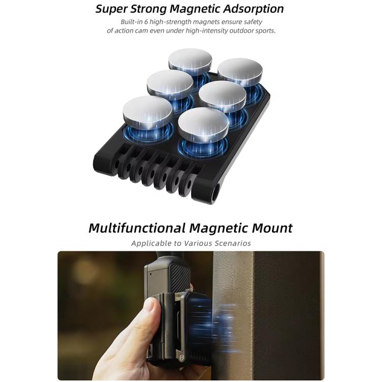 For DJI Osmo Pocket 3 Sunnylife OP3-ZJ761 Magnetic Stand Base Angle Adjustable Multi-functional Desktop Stand Accessories, OP3-ZJ761