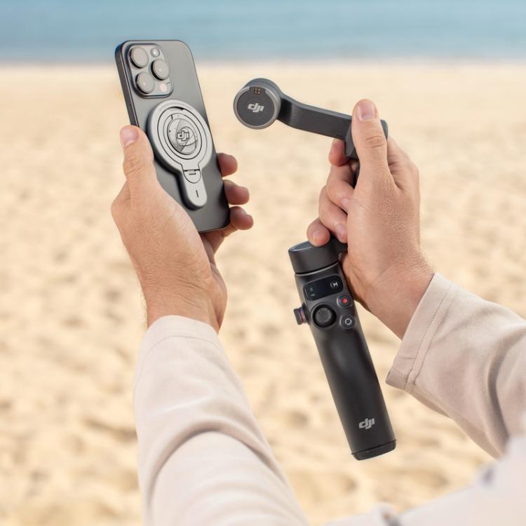 Original DJI OM Magnetic Quick-Release Mount for iPhone Users, OM Magnetic Quick-Release Mount