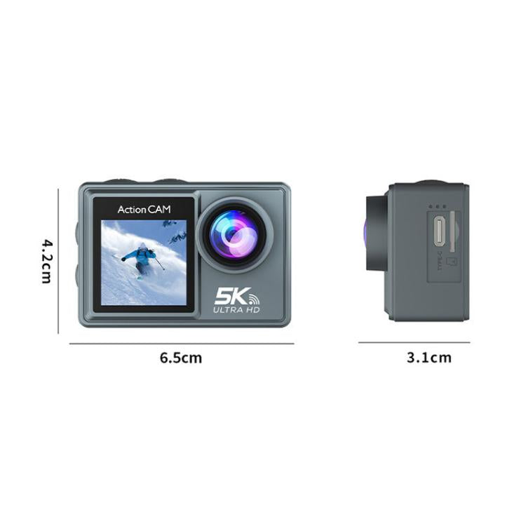 5K Action Camera Anti-Shake Outdoor HD Shooting Cycling Recorder Under Dive Camera, M40R With Remote Control, M40TR With Touch Screen + Remote Control, M40TRW With Touch Screen + Remote Control + Microphone