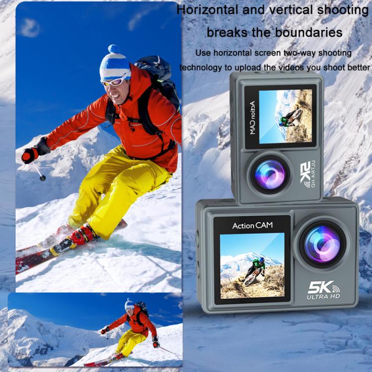 5K Action Camera Anti-Shake Outdoor HD Shooting Cycling Recorder Under Dive Camera, M40R With Remote Control, M40TR With Touch Screen + Remote Control, M40TRW With Touch Screen + Remote Control + Microphone