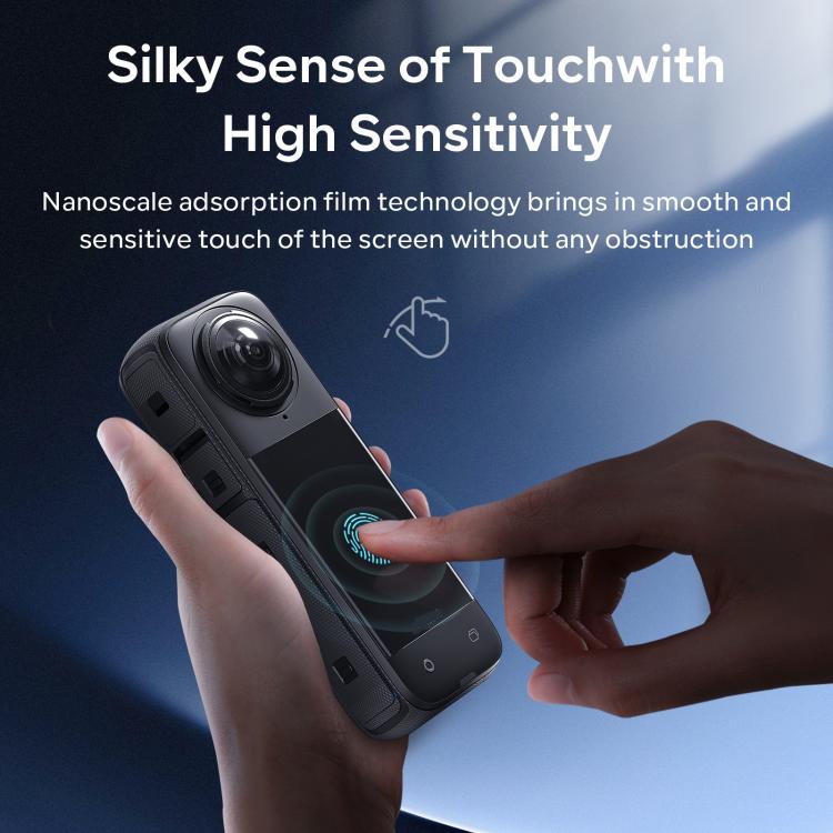 For Insta360 X5 / X4 aMagisn Tempered Glass Screen Protector Anti-Scratch 9H Hardness