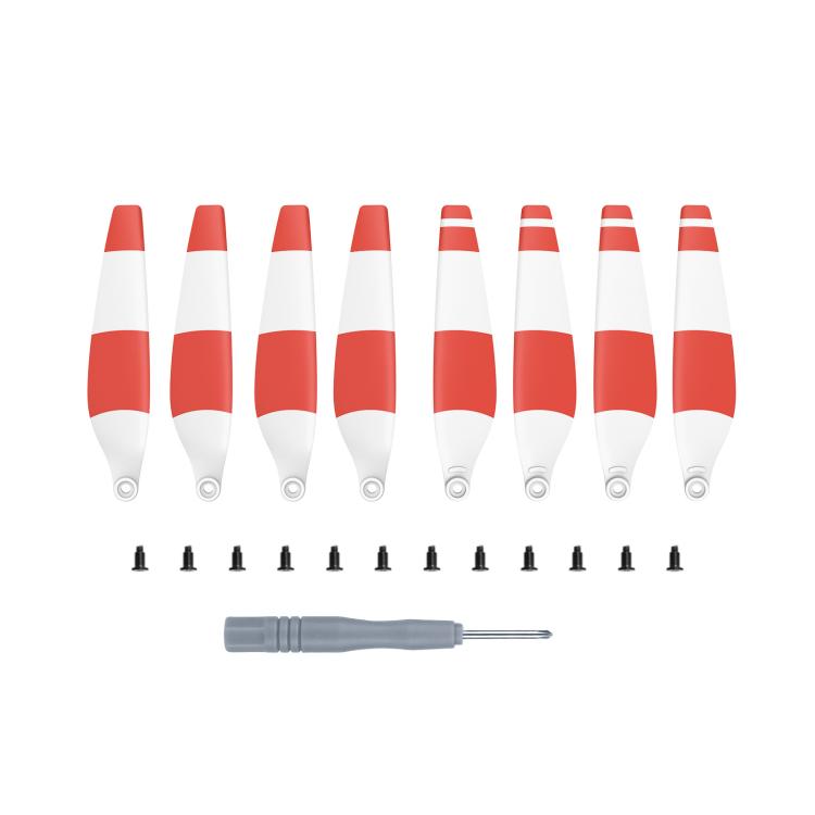 For DJI Mini 3 Drone 8pcs /Set 6030F Propeller Blades Low Noise Wings With Screwdrivers, Orange Tip, Silver Tip, Red, Blue, Yellow, Tricolor