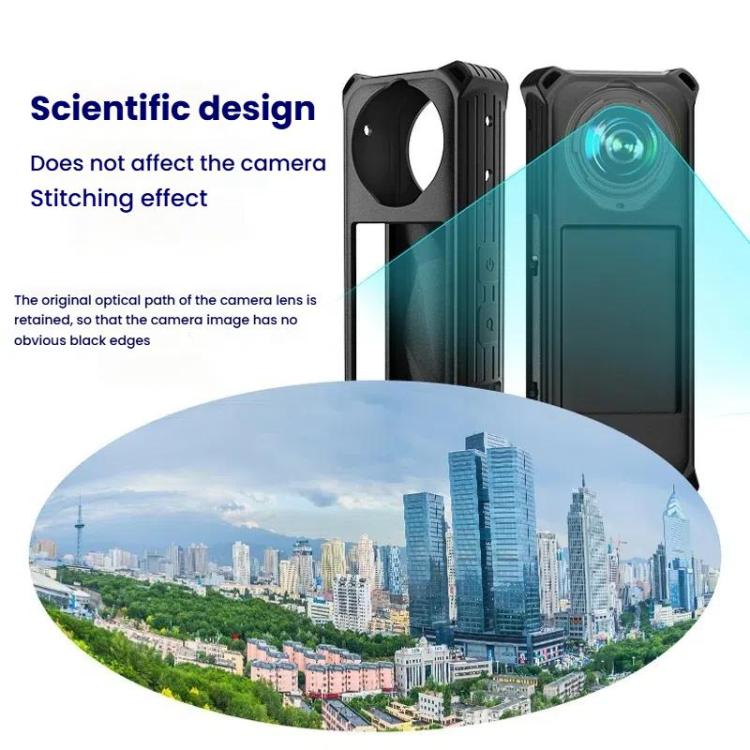 For Insta360 X5 Camera Silicone Cover Case With Lens Cap Shockproof Protective Shell