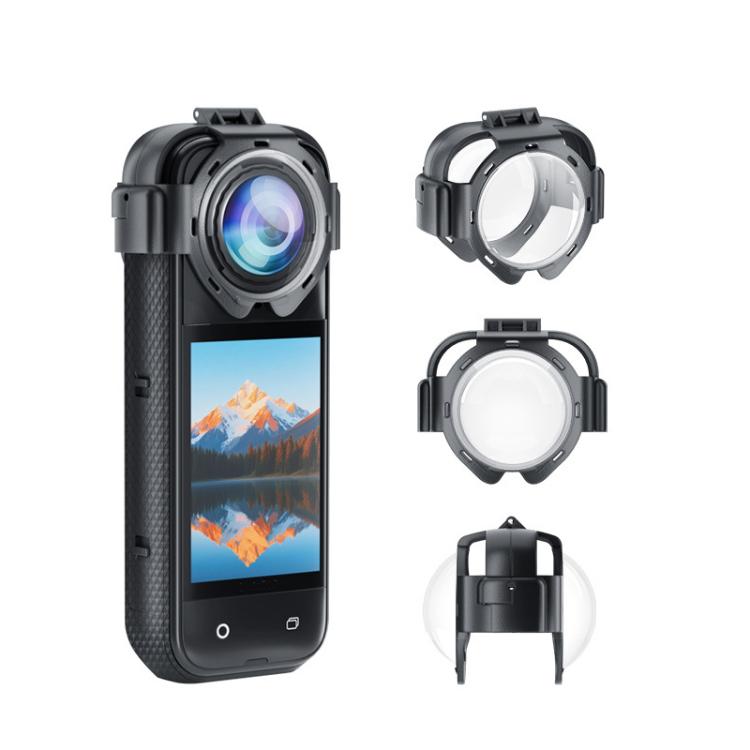 For Insta360 X5 Anti-Fog Snap-On Lens Protector Durable Glass Cover, Lens Protector