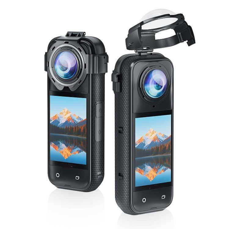 For Insta360 X5 Anti-Fog Snap-On Lens Protector Durable Glass Cover, Lens Protector