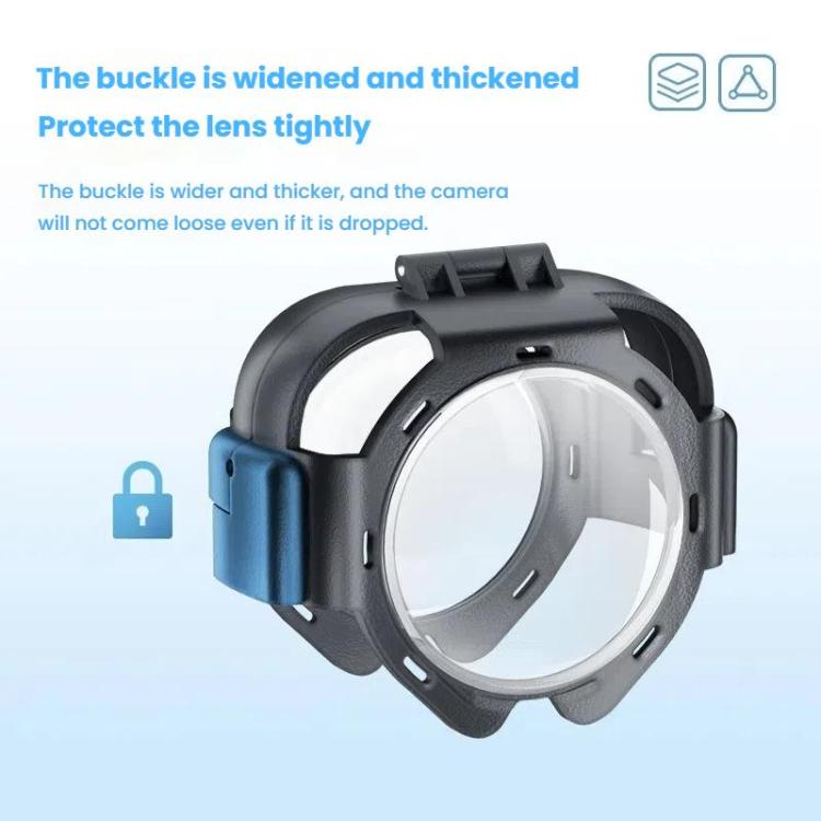 For Insta360 X5 Anti-Fog Snap-On Lens Protector Durable Glass Cover, Lens Protector