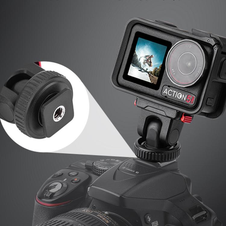 For Osmo Action 3 / 4 / 5 Pro Flymile AC5003 Magnetic Head Quick Release Base, For Osmo Action 3 / 4 / 5 Pro