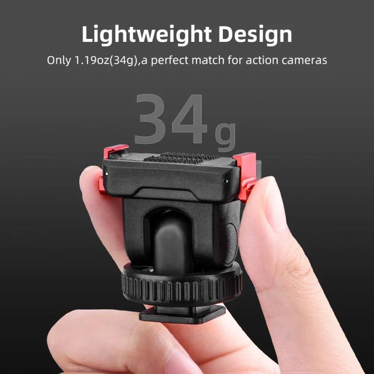 For Osmo Action 3 / 4 / 5 Pro Flymile AC5003 Magnetic Head Quick Release Base, For Osmo Action 3 / 4 / 5 Pro