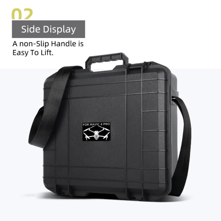 For DJI Mavic 4 Pro / RC Pro 2 Explosion-proof Case Storage Box Suitcase With Shoulder Strap