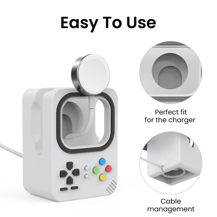 For Apple Watch AhaStyle DD05 Silicone Mini Charging Stand, Without Charger