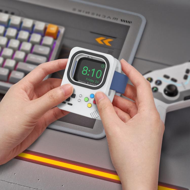 For Apple Watch AhaStyle DD05 Silicone Mini Charging Stand, Without Charger