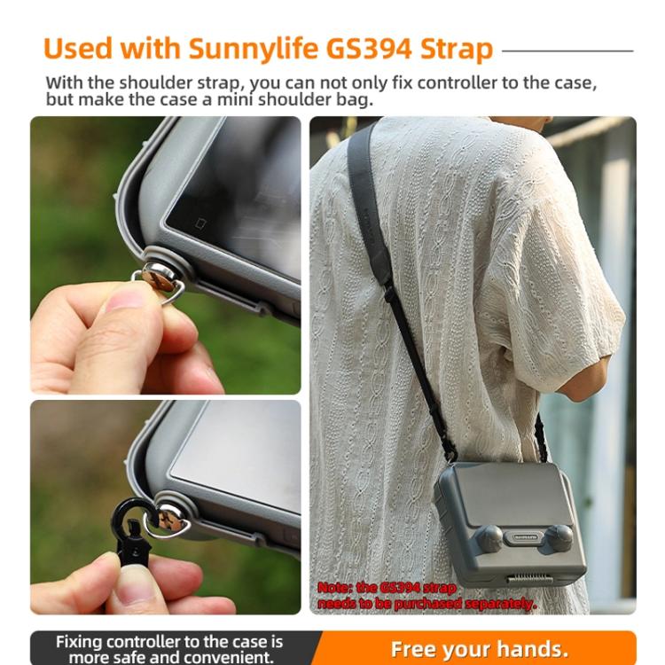 Sunnylife ZN985 Remote Control 2 In 1 Visor Storage Case, For DJI RC 2 / 1