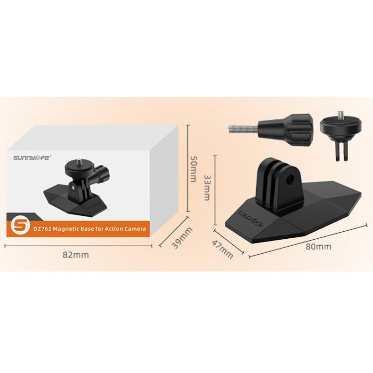 Sunnylife DZ762 Sports Camera Magnetic Dock Expansion Adapter Bracket, DZ762