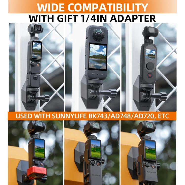 Sunnylife DZ762 Sports Camera Magnetic Dock Expansion Adapter Bracket, DZ762