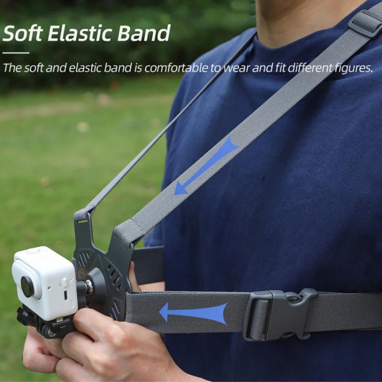 Sunnylife XD742 360 Degree Universal Sports Camera Chest Strap Mount, Universal