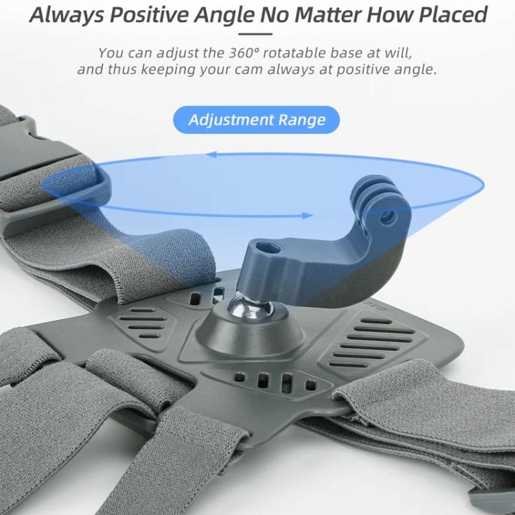 Sunnylife XD742 360 Degree Universal Sports Camera Chest Strap Mount, Universal
