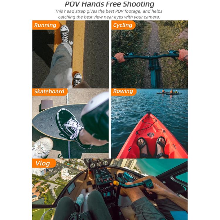 Sunnylife XD742 360 Degree Universal Sports Camera Chest Strap Mount, Universal