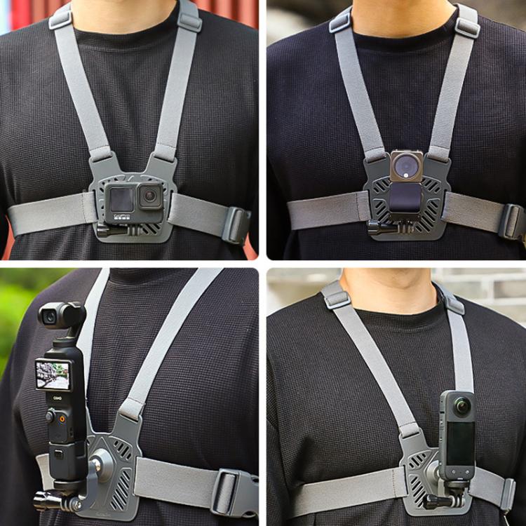 Sunnylife XD742 360 Degree Universal Sports Camera Chest Strap Mount, Universal