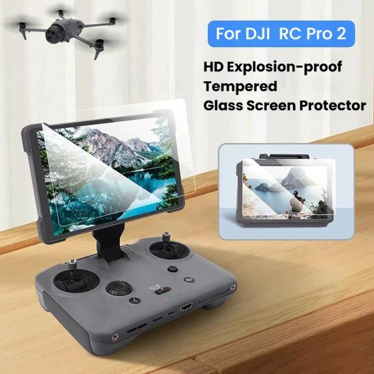 For DJI RC Pro 2 Remote Controller CQT Tempered Glass Screen Protector, 1pc, 2pcs /Pack