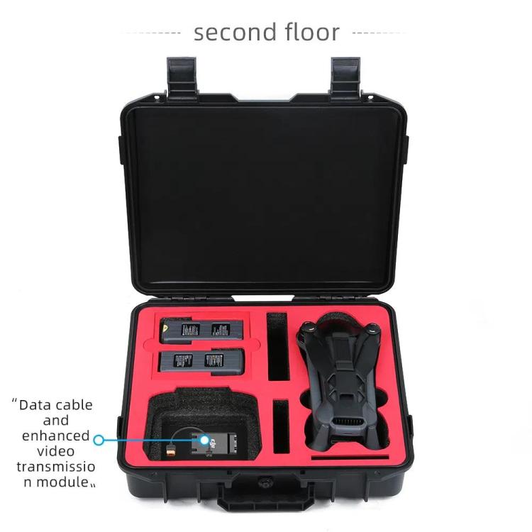 For DJI Mavic 4 Pro / RC 2 Hard Shell Explosion-Proof Box EVA Shockproof Storage Case With Shoulder Strap