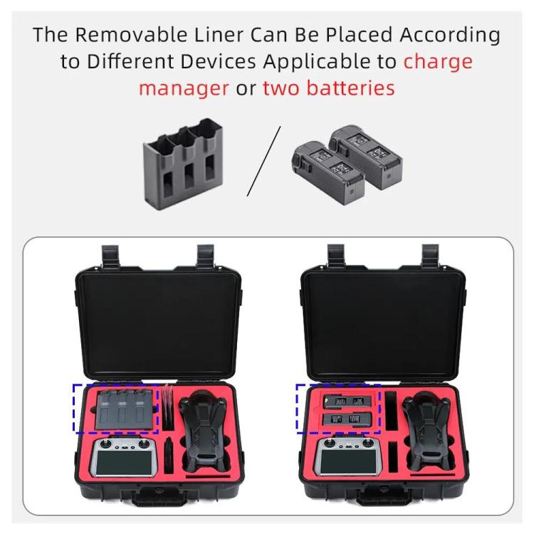 For DJI Mavic 4 Pro / RC 2 Hard Shell Explosion-Proof Box EVA Shockproof Storage Case With Shoulder Strap